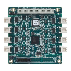 Emerald-MM-8E/EL: I/O Expansion Modules, Rugged, wide-temperature PC/104, PC/104-<i>Plus</i>, PCIe/104 / OneBank, PCIe Minicard, and FeaturePak modules featuring standard and optoisolated RS-232/422/485 serial interfaces, Ethernet, CAN bus, and digital I/O functions., PCI/104-Express